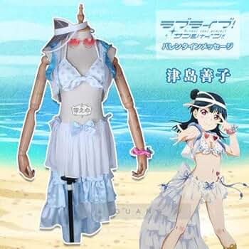 津島善子　スクコレ　水着　コスプレ衣装　ラブライブ　サンシャイン 津島善子 水着 コスプレ衣装 「ラブライブ!サンシャイン